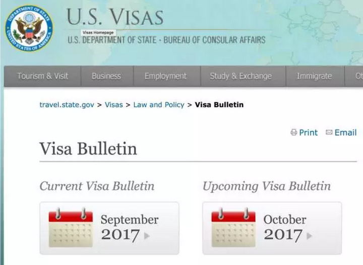 指南针海外丨美国投资移民签证公告 2018财年首月排期公布！