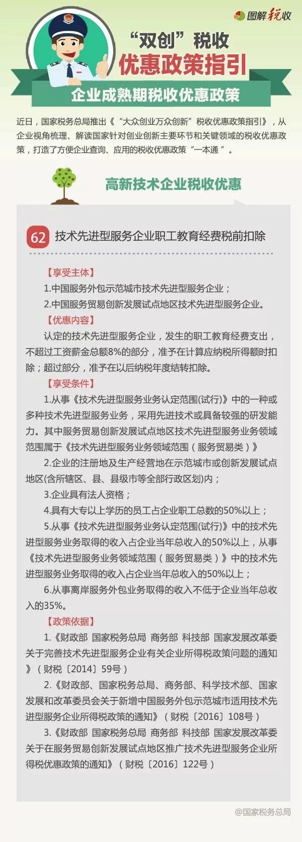 技术先进型服务企业职工教育经费税前扣除