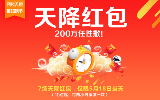 网贷天眼518理财节天降红包与你有约 
