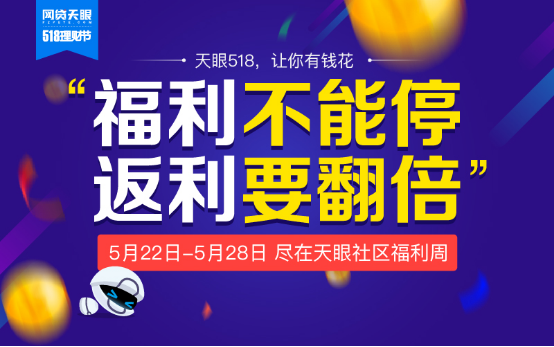 网贷天眼518理财节如火如荼，返利活动惠及投资人