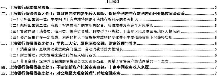 上海银行有什么值得借鉴之处？