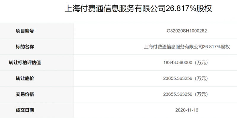 拼多多旗下付费通1/4股权已卖出